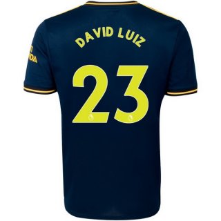 Maillot Arsenal NO.23 David Luiz Third 2019 2020 Bleu Maillot Arsenal NO.23 David Luiz Third 2019 2020 Bleu