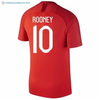 Maillot Angleterre Exterieur Rooney 2018 Rouge