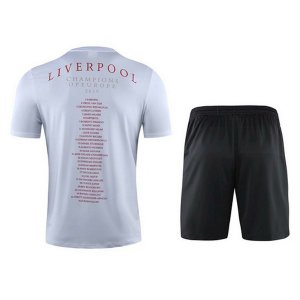 Entrainement Liverpool Ensemble Complet 2019 2020 Blanc Noir Rouge
