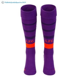 Chaussette Liverpool Exterieur 2018 2019 Purpura