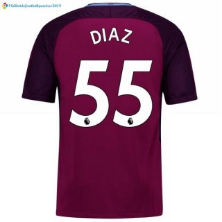 Maillot Manchester City Exterieur Diaz 2017 2018