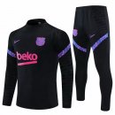 Survetement Barcelona 2021 2022 Noir Purpura