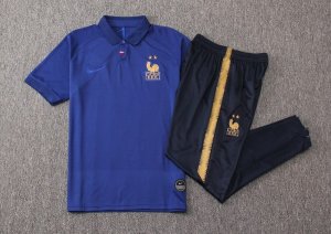 Polo Ensemble Complet France 100th Bleu Or