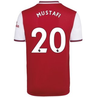 Maillot Arsenal NO.20 Mustafi Domicile 2019 2020 Rouge