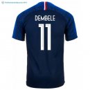 Maillot France Domicile Dembele 2018 Bleu