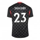 Maillot Liverpool NO.23 Shaqiri Third 2020 2021 Noir