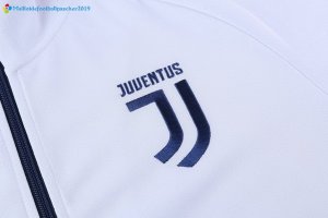 Survetement Juventus 2017 2018 Blanc Bleu