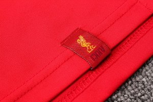 Polo Ensemble Complet Liverpool 2018 2019 Rouge Noir