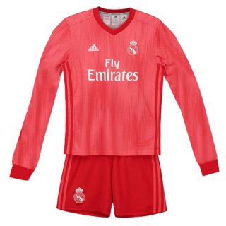 Maillot Real Madrid Third ML Enfant 2018 2019 Rouge