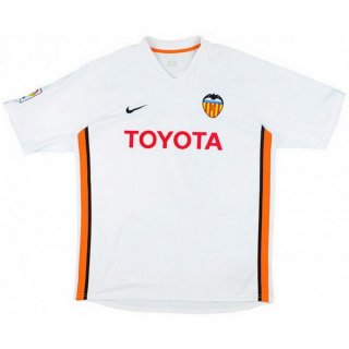Maillot Valencia Domicile Retro 2006 2007 Blanc Maillot Valencia Domicile Retro 2006 2007 Blanc