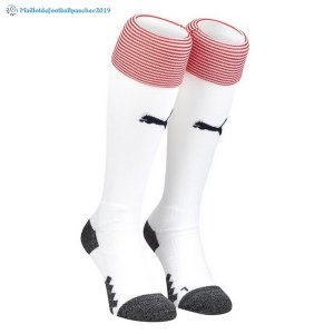 Chaussette Arsenal Domicile 2018 2019 Blanc