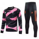 Survetement Juventus 2020 2021 Rose Noir Orange