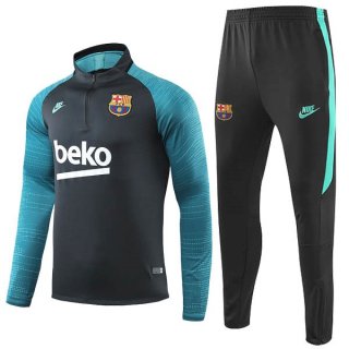 Survetement Barcelona 2019 2020 Noir Blanc Vert Survetement Barcelona 2019 2020 Noir Blanc Vert