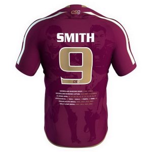 Maillot QLD Maroons Smith 2018 Rouge