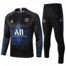 JORDAN Survetement Paris Saint Germain 2019 2020 Noir Bleu Blanc