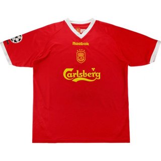 Thailande Maillot Liverpool Domicile Retro 2001 2003 Rouge Thailande Maillot Liverpool Domicile Retro 2001 2003 Rouge
