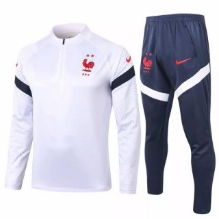 Survetement France 2020 Blanc Bleu Survetement France 2020 Blanc Bleu