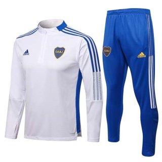 Training Top Boca Juniors 2022 Blanc Bleu Training Top Boca Juniors 2022 Blanc Bleu