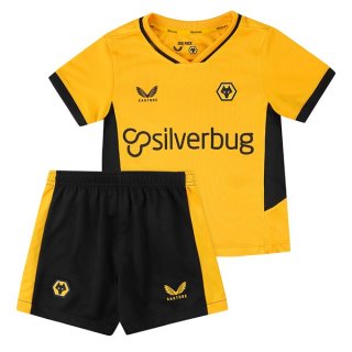 Maillot Wolves Domicile Enfant 2021 2022 Jaune Maillot Wolves Domicile Enfant 2021 2022 Jaune