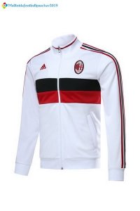 Survetement Milan 2017 2018 Blanc Noir