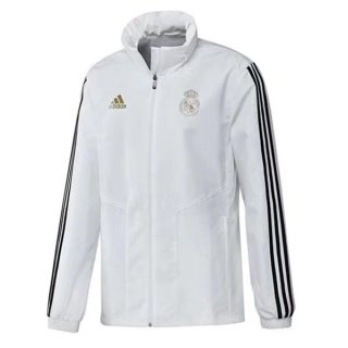 Coupe Vent Real Madrid 2019 2020 Blanc Noir Coupe Vent Real Madrid 2019 2020 Blanc Noir