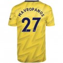 Maillot Arsenal NO.27 Mavropanos Exterieur 2019 2020 Jaune