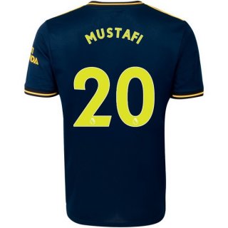Maillot Arsenal NO.20 Mustafi Third 2019 2020 Bleu Maillot Arsenal NO.20 Mustafi Third 2019 2020 Bleu