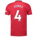 Maillot Manchester United NO.4 Jones Domicile 2019 2020 Rouge