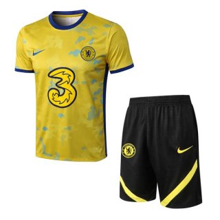 Maillot Entrainement Chelsea Ensemble Complet 2022 2023 Jaune