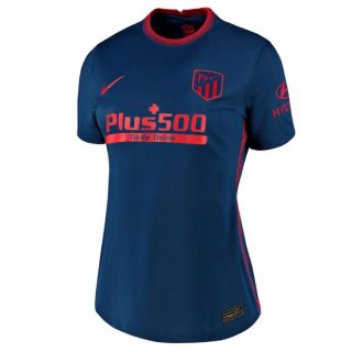 Maillot Atlético de Madrid Exterieur Femme 2020 2021 Bleu Maillot Atlético de Madrid Exterieur Femme 2020 2021 Bleu