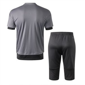 Maillot Entrainement Manchester United Ensemble Complet 2018 2019 Gris
