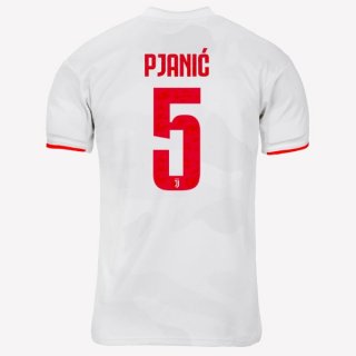 Maillot Juventus NO.5 Pjanic Exterieur 2019 2020 Gris Blanc Maillot Juventus NO.5 Pjanic Exterieur 2019 2020 Gris Blanc