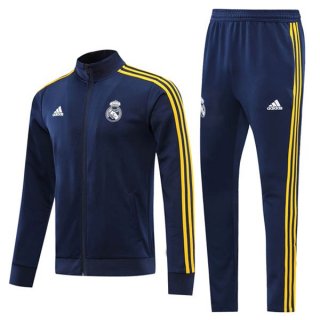 Survetement Real Madrid 2021 2022 Bleu Jaune