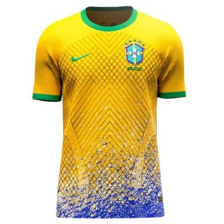 Thailande Maillot Brésil Domicile 2022 Jaune Thailande Maillot Brésil Domicile 2022 Jaune