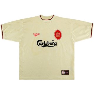 Thailande Maillot Liverpool Replica Exterieur Retro 1996 1997 Blanc Thailande Maillot Liverpool Replica Exterieur Retro 1996 1997 Blanc