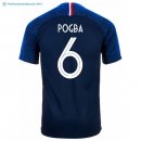 Maillot France Domicile Pogba 2018 Bleu