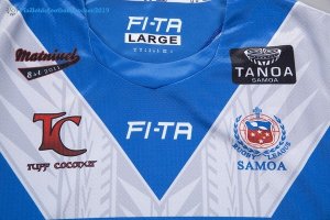 Maillot Rugby Samoa Domicile 2017 2018 Bleu