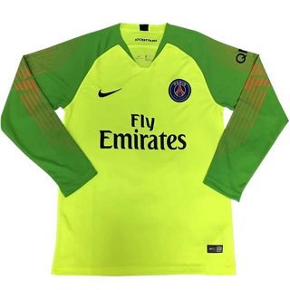 Maillot Paris Saint Germain Manga Larga Gardien 2018 2019 Vert Maillot Paris Saint Germain Manga Larga Gardien 2018 2019 Vert