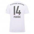 Maillot Bayern Munich NO.14 Perisic Exterieur 2019 2020 Blanc