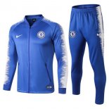 Survetement Enfant Chelsea 2018 2019 Blanc Bleu Clair