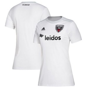 Maillot D.C. United Exterieur Femme 2019 2020 Blanc