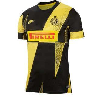 Entrainement Inter Milan 2019 2020 Jaune Noir Entrainement Inter Milan 2019 2020 Jaune Noir