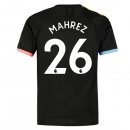 Maillot Manchester City NO.26 Mahrez Exterieur 2019 2020 Noir