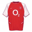 Thailande Maillot Arsenal Domicile Retro 2002 2003 Rouge