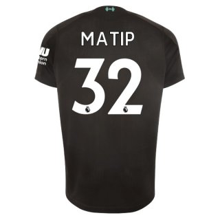 Maillot Liverpool NO.32 Matip Third 2019 2020 Noir Maillot Liverpool NO.32 Matip Third 2019 2020 Noir
