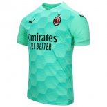 Thailande Maillot AC Milan Domicile Gardien 2020 2021 Vert