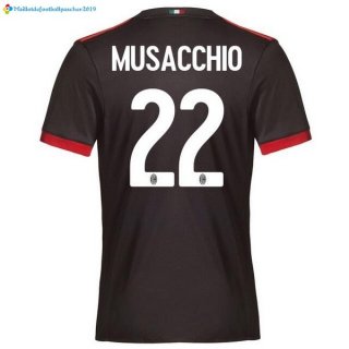 Maillot Milan Third Musacchio 2017 2018