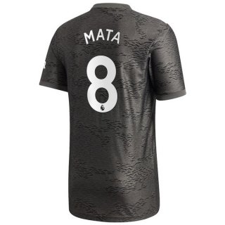 Maillot Manchester United NO.8 Mata Exterieur 2020 2021 Noir Maillot Manchester United NO.8 Mata Exterieur 2020 2021 Noir