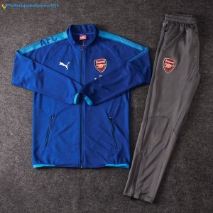 Survetement Arsenal 2017 2018 Bleu Marine