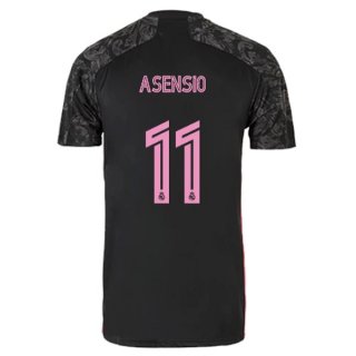 Maillot Real Madrid Third NO.11 Asensio 2020 2021 Noir Maillot Real Madrid Third NO.11 Asensio 2020 2021 Noir